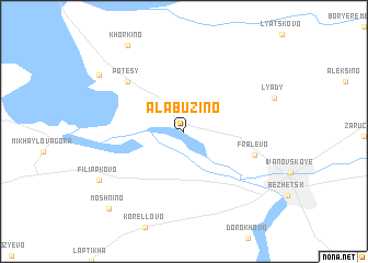 map of Alabuzino