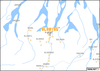 map of Al Abyaḑ