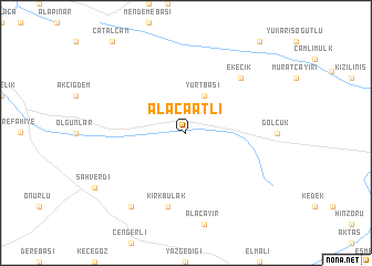 map of Alacaatlı