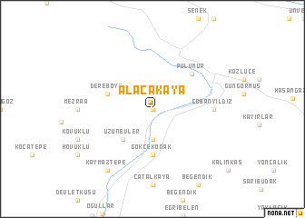 map of Alacakaya