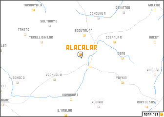 map of Alacalar