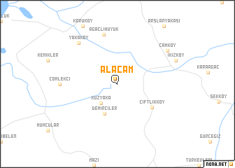 map of Alaçam