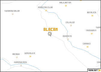 map of Alaçam