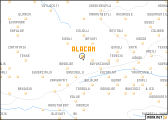 map of Alaçam