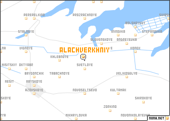 map of Alach Verkhniy