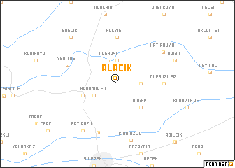 map of Alaçık