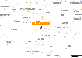 map of Alacranes