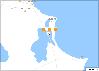 map of Al Ad‘amī
