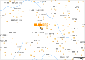 map of Al ‘Adanah