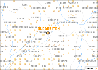 map of Al ‘Adasīyah