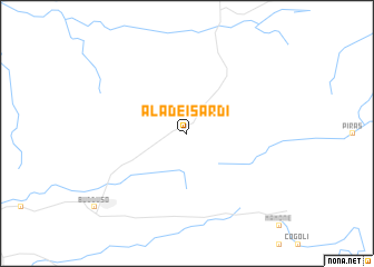 map of Alà dei Sardi