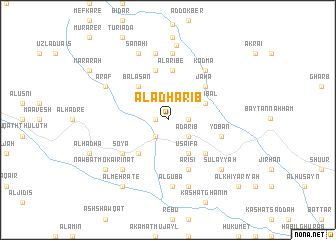 map of Al ‘Adhārib