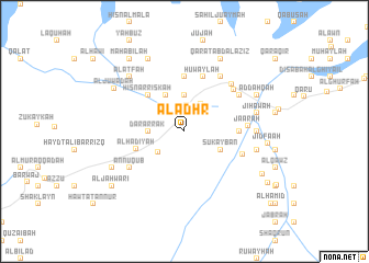 map of Al ‘Adhr