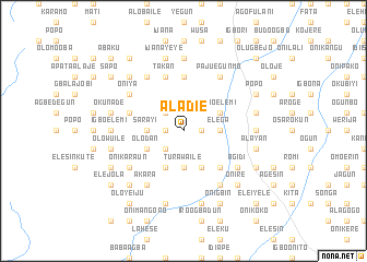 map of Aladie