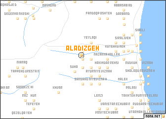 map of Ālādīzgeh