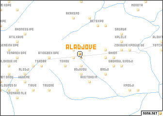 map of Aladjové