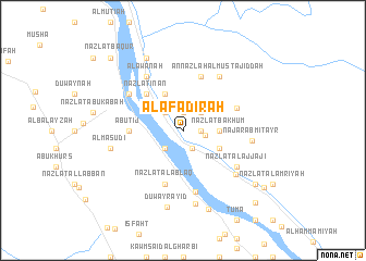 map of Al ‘Afādirah