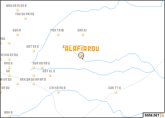 map of Alafiarou