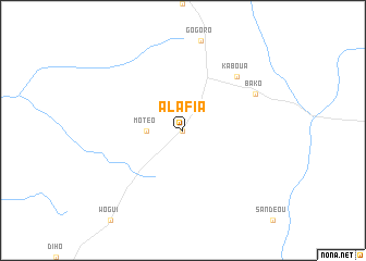map of Alafia