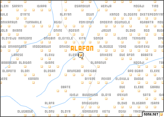 map of Alafon