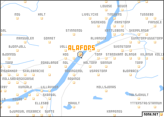 map of Alafors