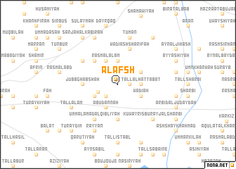 map of Al ‘Afsh