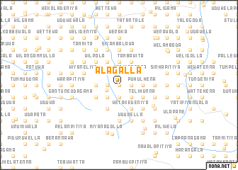 map of Alagalla