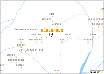 map of Alagarno II