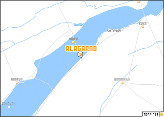 map of Alagarno