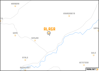 map of Alaga