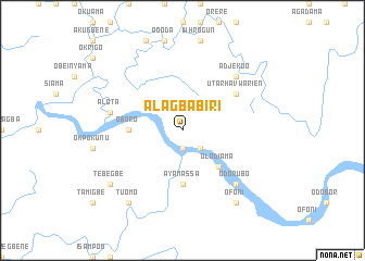 map of Alagbabiri