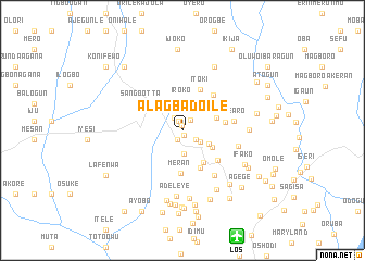 map of Alagbado-Ile