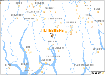 map of Alagbaefe