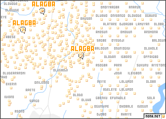 map of Alagba