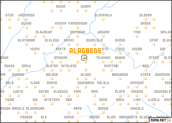 map of Alagbede