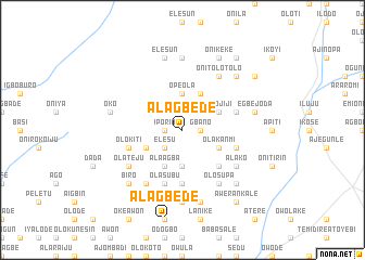 map of Alagbede