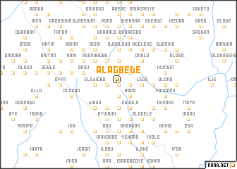 map of Alagbede