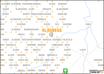 map of Alagbede