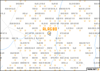 map of Alagbo