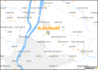 map of Alagi Major