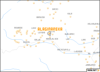 map of Alagina Reka