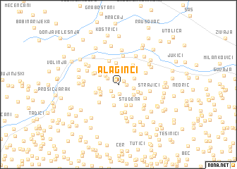 map of Alaginci