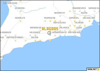 map of Alagoas