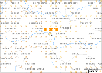 map of Alagoa