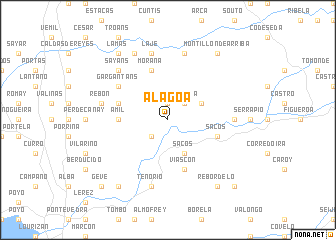 map of Alagoa