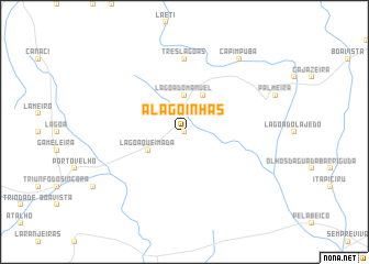 map of Alagoinhas