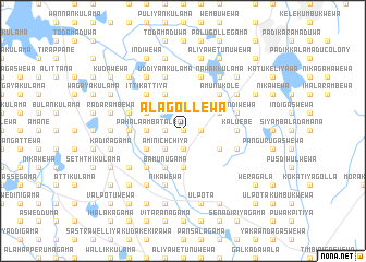 map of Alagollewa