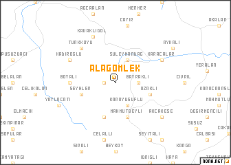 map of Alagömlek