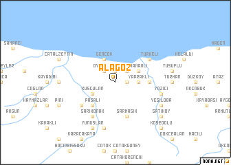 map of Alagöz