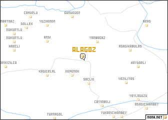 map of Alagöz